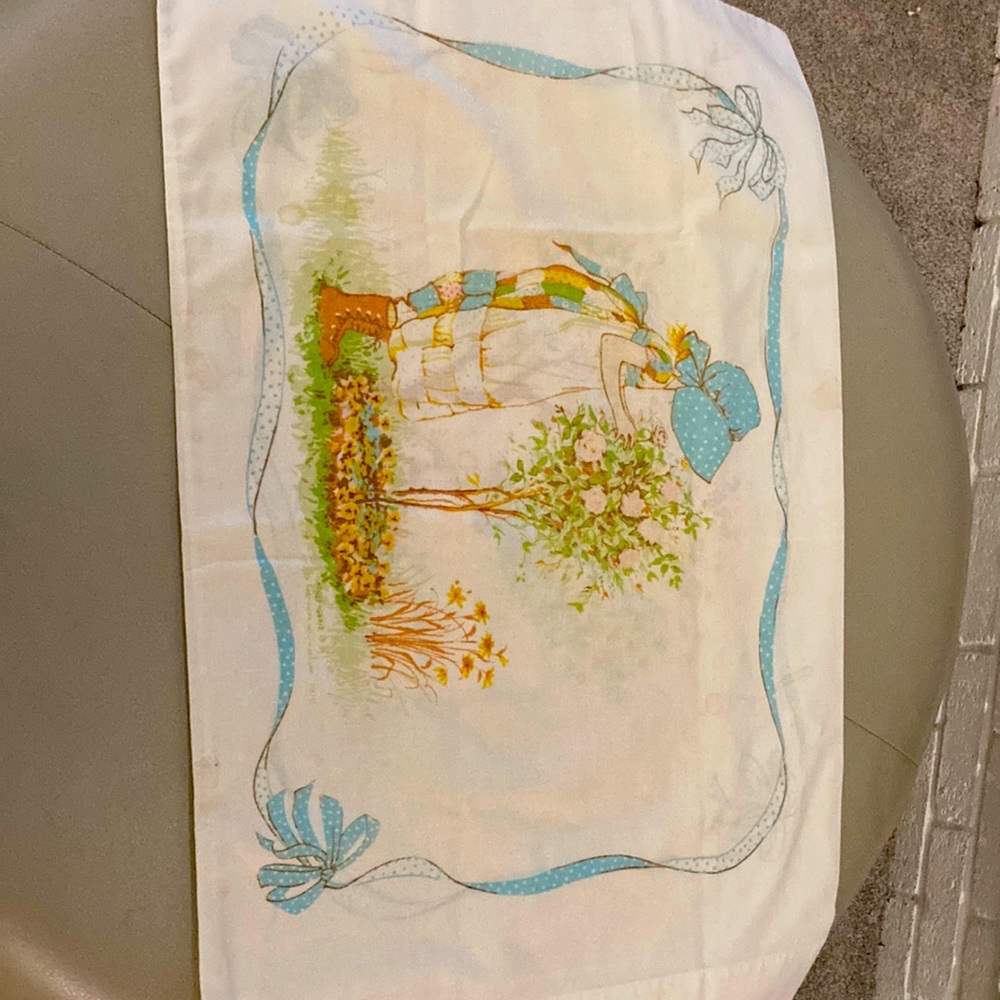 Rare find … pair of vintage Holly Hobby pillow cases. From the ‘70s